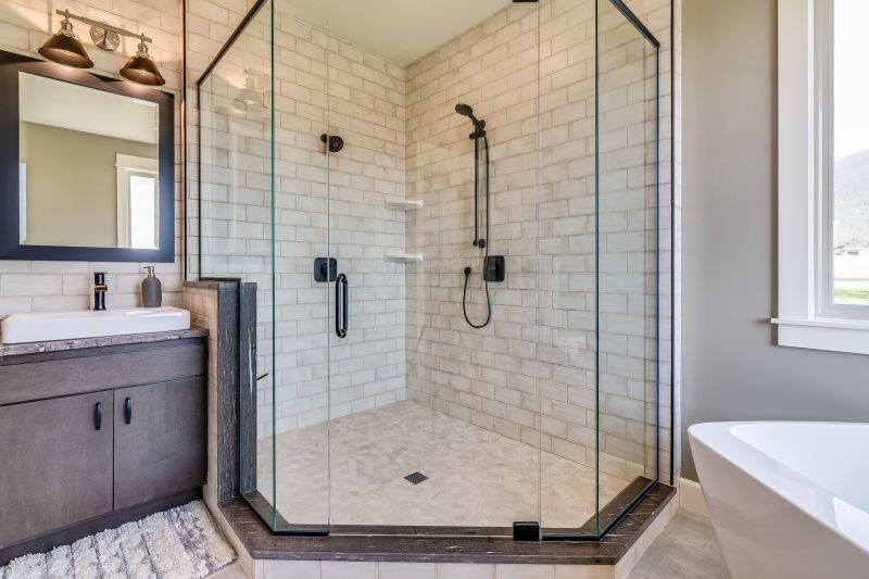 Glass Panel Shower